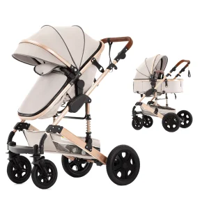 Luxury Reversible Travel System Stroller Combo