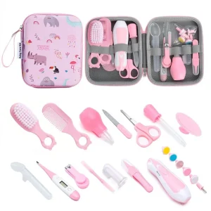 20 Piece Pink Baby Grooming
