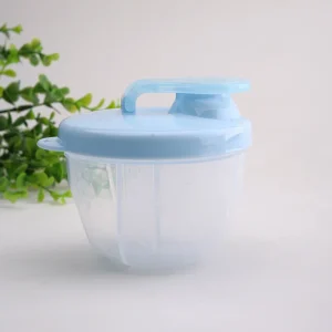 3-compartment Blue Rotating Powder Container