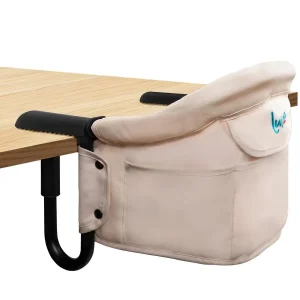 Foldable Khaki Child Feeding Seat