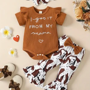 Cute Ribbed Mama Quote Outfit